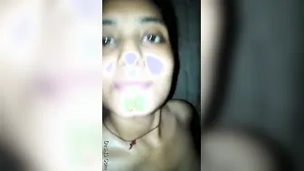 Petite Desi GF Caught Bathing And Touching Herself
