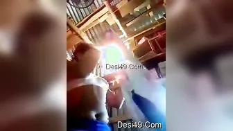 My GF Stripping And Flashing Her Tits On Camera