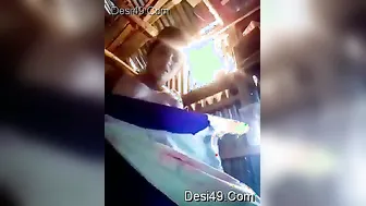 My GF Stripping And Flashing Her Tits On Camera