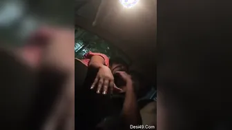 Desi Couple Getting Wild In The Backseat Late At Night
