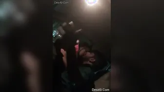 Desi Couple Getting Wild In The Backseat Late At Night