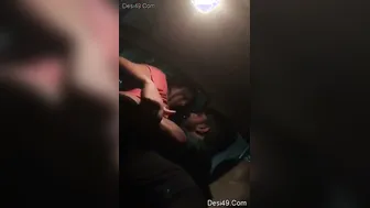 Desi Couple Getting Wild In The Backseat Late At Night