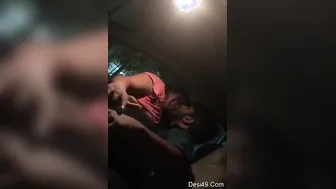 Desi Couple Getting Wild In The Backseat Late At Night