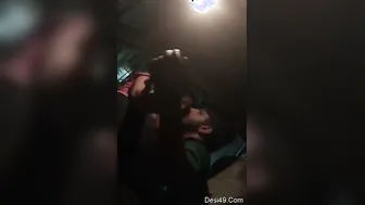 Desi Couple Getting Wild In The Backseat Late At Night