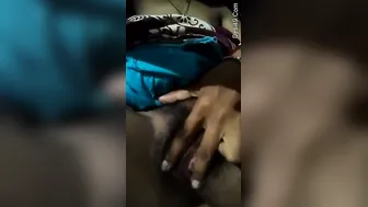 Married Bhabhi Revealing Her Dripping Wet Pussy And Tits For Him
