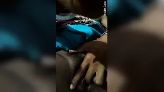 Married Bhabhi Revealing Her Dripping Wet Pussy And Tits For Him