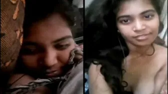 Indian GF Flashing Her Boobs During Naughty Video Call