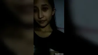 College Teen Recording Herself Playing With Her Tits All Alone