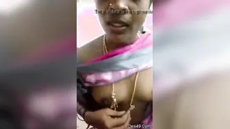 Tamil Bhabhi Letting Her Devar Press And Feel Her Soft Boobs