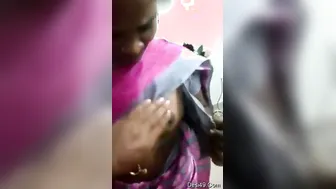 Tamil Bhabhi Letting Her Devar Press And Feel Her Soft Boobs
