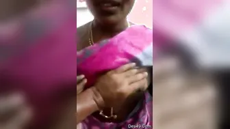 Tamil Bhabhi Letting Her Devar Press And Feel Her Soft Boobs