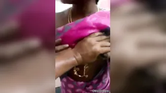 Tamil Bhabhi Letting Her Devar Press And Feel Her Soft Boobs