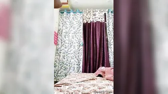 South Indian Babe Bathing And Dressing Up After A Hot Shower
