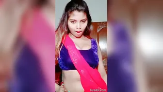 Village Girl Exposing Her Massive Natural Tits On Video Alone