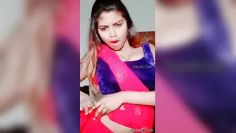 Village Girl Exposing Her Massive Natural Tits On Video Alone