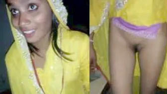 Village Teen Getting Ready To Fuck Her Boyfriend Late At Night