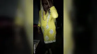 Village Teen Getting Ready To Fuck Her Boyfriend Late At Night