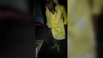 Village Teen Getting Ready To Fuck Her Boyfriend Late At Night