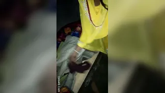 Village Teen Getting Ready To Fuck Her Boyfriend Late At Night