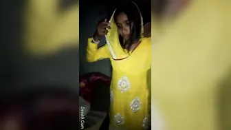 Village Teen Getting Ready To Fuck Her Boyfriend Late At Night