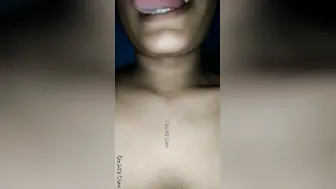 Desi GF Stripping Naked Showing Her Tits And Pussy For Me
