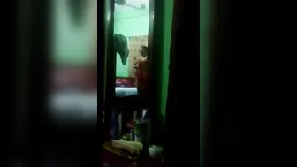 Desi Bhabhi Caught On Hidden Cam Getting Dressed After Shower