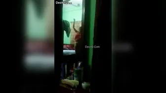 Desi Bhabhi Caught On Hidden Cam Getting Dressed After Shower