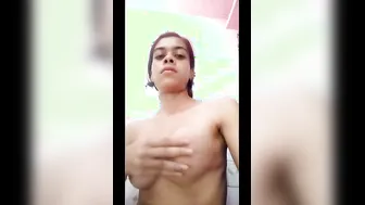 Desi Babe Recording Herself Nude Teasing Boyfriend On His Phone
