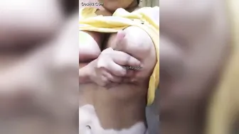 Indian Babe Stripping And Playing With Her Big Natural Boobs