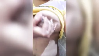 Indian Babe Stripping And Playing With Her Big Natural Boobs