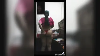 Married Bhabhi Stripping Nighty Showing Big Tits On Video Call