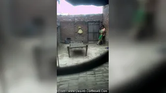 Village Girl Making Out With Boyfriend In Private Outdoor Spot