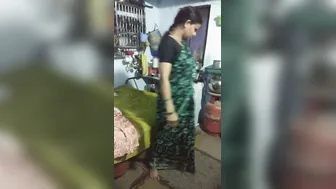 My Indian Wife Stripping Naked While I Film Her In Bedroom