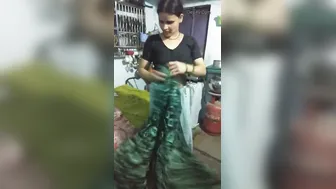 My Indian Wife Stripping Naked While I Film Her In Bedroom