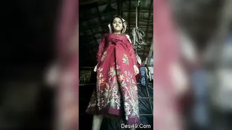 Innocent Looking Girl Spreading Her Tight Pussy For The Camera