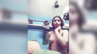 Sweet GF Exposing Her Perky Boobs For Her Man On Cam