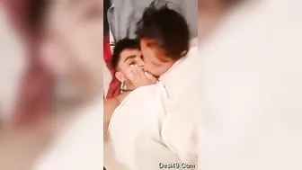 Young Desi Couple Making Out And Sucking Tits On Their Bed