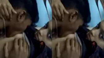 Mallu Couple Making Out Passionately In His Room After Dark