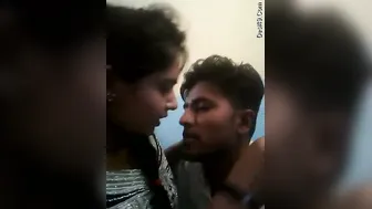 Desi Lovers Getting Heated Kissing Passionately In Bedroom