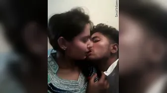 Desi Lovers Getting Heated Kissing Passionately In Bedroom