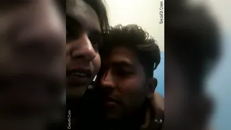 Desi Lovers Getting Heated Kissing Passionately In Bedroom