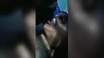 Horny Married Couple Making Out While He Sucks Her Big Tits