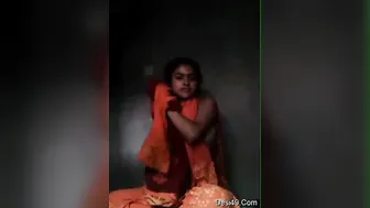 Cute GF Stripping Down Exposing Everything For Camera