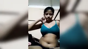 College Babe Flashing Her Young Perky Boobs On Camera