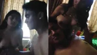 Indian Boyfriend Fucking His GF Hard In Bedroom At Home