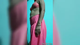 South Indian Milf Aunty Showing Me Her Big Natural Boobs