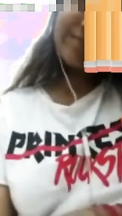 Cute GF Flashing Her Tits For Me On Late Night Video Call