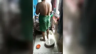 Wife Getting Filmed Secretly While Bathing In Our Bathroom Today