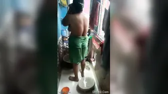 Wife Getting Filmed Secretly While Bathing In Our Bathroom Today