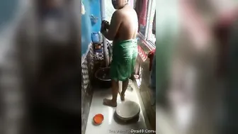 Wife Getting Filmed Secretly While Bathing In Our Bathroom Today